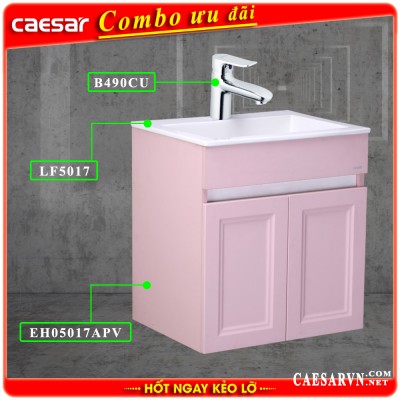 Combo khuyến mãi tủ lavabo Caesar T9