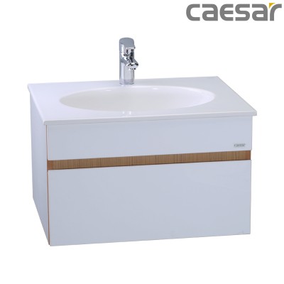 Chậu rửa Lavabo Caesar LF5024 + Tủ lavabo EH05024 DDV