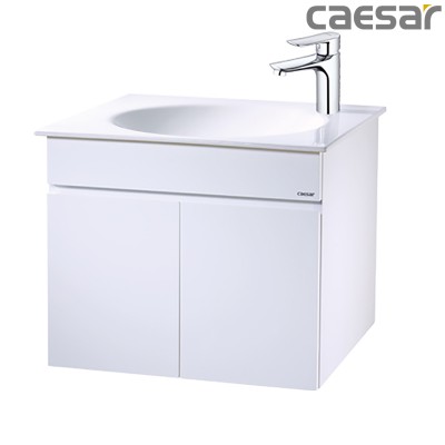 Chậu rửa Lavabo Caesar LF5038 + Tủ lavabo EH05038 AV