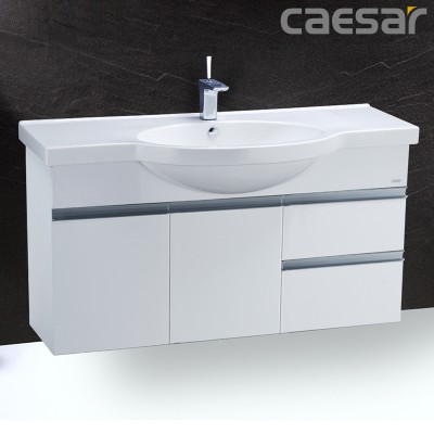 Chậu rửa Lavabo Caesar LF5324 + Tủ lavabo EH05324 AV