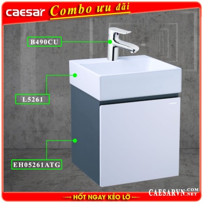 Combo khuyến mãi tủ lavabo Caesar T1
