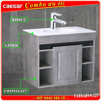 Combo khuyến mãi tủ lavabo Caesar T3