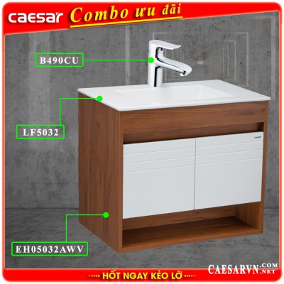 Combo khuyến mãi tủ lavabo Caesar T6
