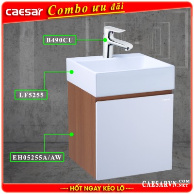 Combo khuyến mãi tủ lavabo Caesar T8