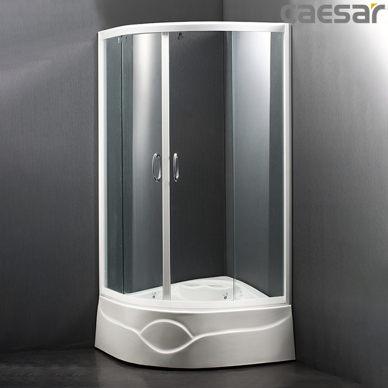 Phòng tắm đứng vách kính cường lực Caesar SPR101 - Thiết bị vệ ...